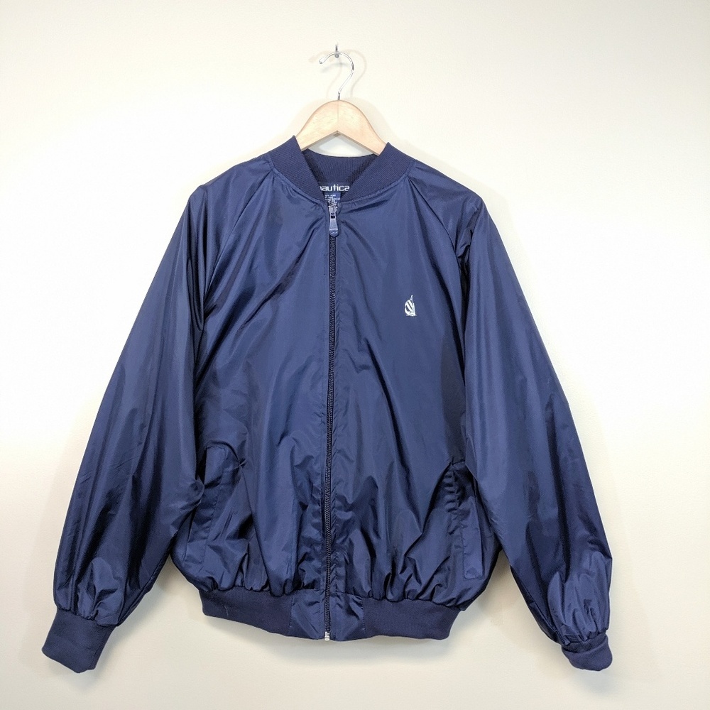 🔥Vintage 90's Nautica Spellout Windbreaker - Picture 5 of 7